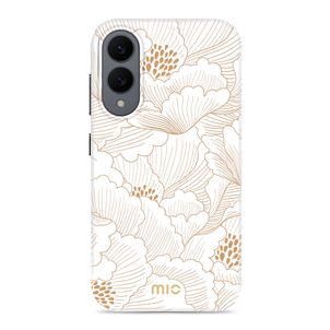 MIO Coque Samsung Galaxy S25 Edge MagSafe Coque arrière Rigide - White Roses