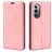 Mobigear Retro Slim Housse Motorola Edge X30 Etui Porte-Monnaie - Rose