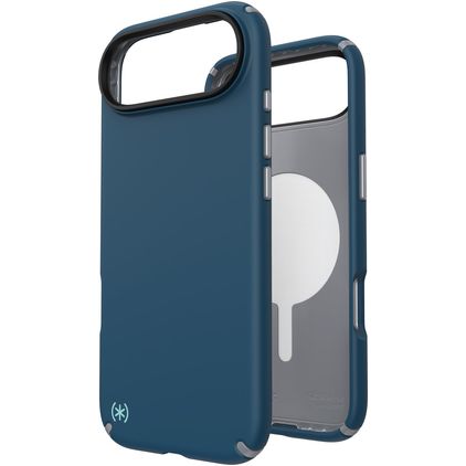 Speck Presidio2 Pro iPhone 17 Pro MagSafe Plastique rigide Coque arrière Antichoc - Deep Sea Blue