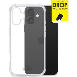 My Style Protective Flex Coque Transparente iPhone 16 Coque arrière en TPU Souple Anti-Chocs - Transparent