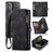 Caseme 008 Housse iPhone 16 Plus Etui avec Coque Détachable Porte-Monnaie - Noir