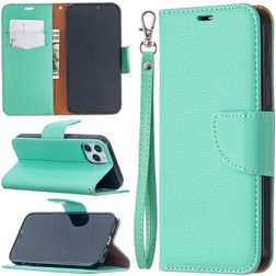 Mobigear Excellent Housse iPhone 12 Pro Etui Porte-Monnaie - Turquoise
