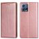 Mobigear Wallet Motorola Edge 30 Fusion Étui Portefeuille - Rose doré