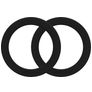 Mobilize Magnet Ring Anneau MagSafe pour iPhone - Noir (Lot de 2)