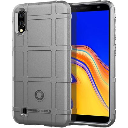 Mobigear Rugged Shield Coque Xiaomi Redmi 9A Coque arrière en TPU Souple Anti-Chocs - Gris
