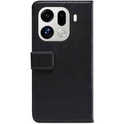 Mobilize Classic Gelly Wallet Housse OPPO Find X9 Pro Etui Porte-Monnaie - Noir