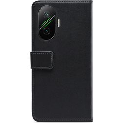 Mobilize Classic Gelly Wallet Housse POCO F7 Etui Porte-Monnaie - Noir