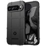 Mobigear Rugged Shield Coque Google Pixel 9 Pro Coque arrière en TPU Souple Anti-Chocs - Noir