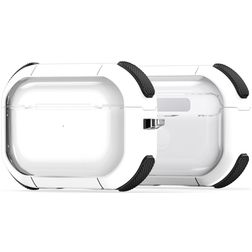 Mobigear Shockproof Coque rigide pour Apple AirPods Pro 1 - Blanc