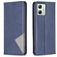 Mobigear Rhombus Slim Housse Motorola Moto G54 Etui - Bleu
