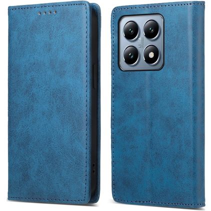 Mobigear Wallet Housse Xiaomi 14T Pro Etui Porte-Monnaie - Bleu