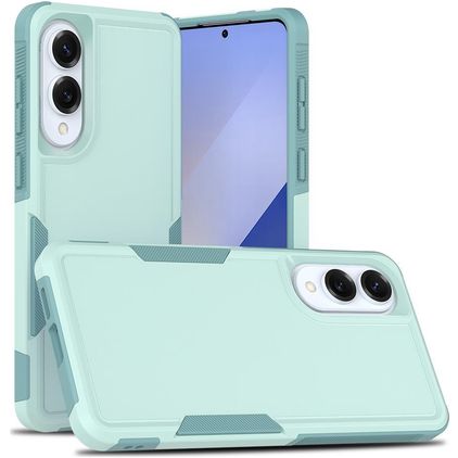 Mobigear Heavy Armor Coque Samsung Galaxy S25 Edge Coque arrière Rigide Anti-Chocs - Vert