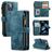 CaseMe C30 iPhone 13 Mini Étui Portefeuille - Bleu