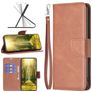 Mobigear Excellent Housse Realme C31 Etui Porte-Monnaie - Cognac