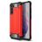 Mobigear Outdoor Coque Samsung Galaxy S21 FE Coque arrière Rigide Anti-Chocs - Rouge