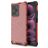 Mobigear Honeycomb POCO X5 Pro Plastique rigide Coque arrière Antichoc - Rouge