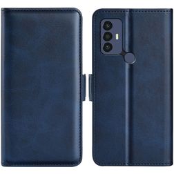 Mobigear Slim Magnet Housse TCL 30 SE Etui Porte-Monnaie - Dark Blue