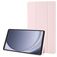 Mobigear Tri-Fold Gel Coque Samsung Galaxy Tab A9 (2023) Etui en TPU,Similicuir - Rose