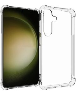 Mobigear Cushion Transparent Samsung Galaxy S24 TPU souple Coque arrière Antichoc - Transparent