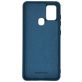 Mobiparts Coque Samsung Galaxy A21s Coque arrière en Silicone - Blueberry Blue
