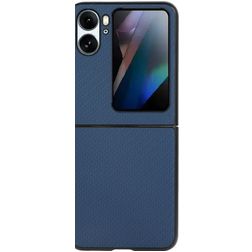 Mobigear Excellent Coque OPPO Find N2 Flip Coque arrière Rigide - Bleu