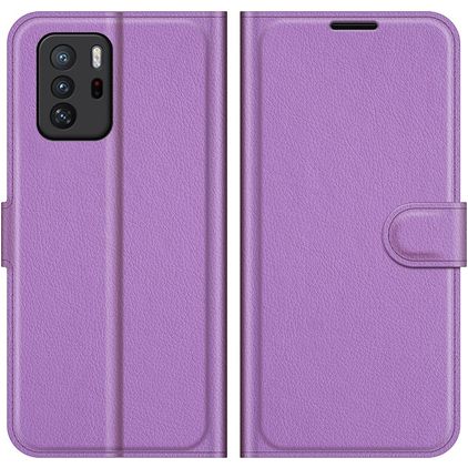 Mobigear Classic Housse POCO X3 GT Etui Porte-Monnaie - Violet