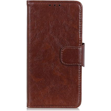 Mobigear Classy HTC Desire 21 Pro Étui Portefeuille - Marron