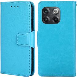 Mobigear Wallet Housse OnePlus 10T Etui Porte-Monnaie - Bleu