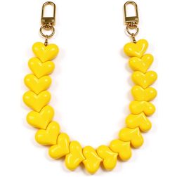 Mobigear Heart Cordon de téléphone universel réglable Plastique rigide - Sunshine Yellow