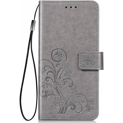 Mobigear Clover Housse Samsung Galaxy S20 Etui Porte-Monnaie - Gris