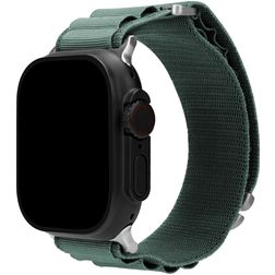 Mobilize Alpine Bracelet Nylon Apple Watch Fermeture boucle ardillon - 49/46/45/44 mm - Vert
