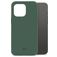 Mobilize Rubber Gelly Coque iPhone 15 Pro Max Coque arrière en TPU Souple - Matt Green