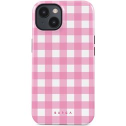 Burga Tough Coque iPhone 14 Coque arrière Rigide Anti-Chocs - Think Pink