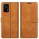 Mobigear Wallet Housse Realme GT Etui Porte-Monnaie - Cognac