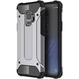 Mobigear Outdoor Coque Samsung Galaxy S9 Coque arrière Rigide Anti-Chocs - Gris