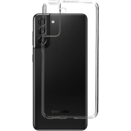 Mobiparts Classic Coque Transparente Samsung Galaxy S21 Plus Coque arrière en TPU Souple - Transparent