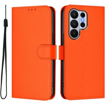Mobigear Urban Wallet Housse Samsung Galaxy S26 Ultra Etui Porte-Monnaie - Orange