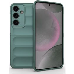 Mobigear Bumpy Coque Samsung Galaxy S25 Plus Coque arrière en TPU Souple - Vert