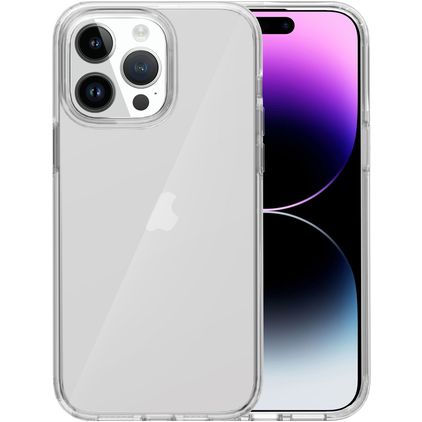 Mobigear Crystal Coque Transparente iPhone 15 Pro Coque arrière Rigide - Transparent