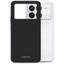 Mobilize Rubber Gelly Coque POCO F6 Pro Coque arrière en TPU Souple - Matt Black