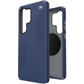 Speck Presidio2 Grip Magnet Coque Samsung Galaxy S25 Ultra MagSafe Coque arrière Rigide Anti-Chocs - Coastal Blue