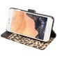 Mobigear Leopard Housse iPhone SE (2020) Etui Porte-Monnaie - Marron
