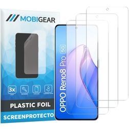 Mobigear OPPO Reno 8 Pro Protection d'écran Film - Compatible Coque (Lot de 3)