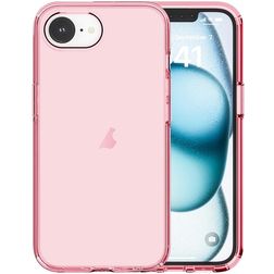 Mobigear Crystal Coque iPhone 16e Coque arrière Rigide - Rose