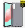 ITSkins SpectrumClear Coque Samsung Galaxy A41 Coque arrière en TPU Souple Anti-Chocs - Noir