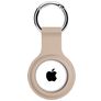 Xccess Keychain Coque Apple AirTag Porte-clés en Silicone Souple - Sand