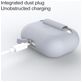 Mobigear Classic Coque Apple AirPods Pro 1 Coque en Silicone Souple - Blanc