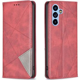Mobigear Rhombus Slim Housse Samsung Galaxy A54 Etui - Rouge