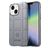 Mobigear Rugged Shield iPhone 14 Plus TPU souple Coque arrière Antichoc - Gris