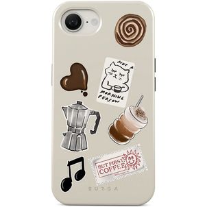 Burga Tough Coque iPhone 17e MagSafe Coque arrière Rigide Anti-Chocs - Oat Milk Please